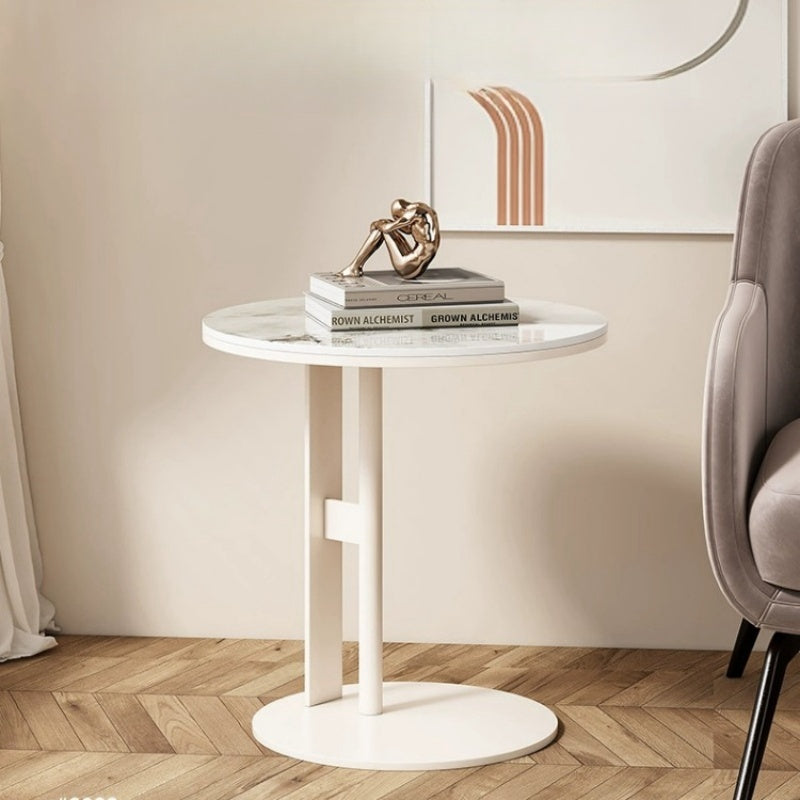 Casaconer | ソファーサイドテーブル・セラミック天板・サイドボード・コーヒー テーブル・高さ60・2色天板・3色脚・おしゃれ