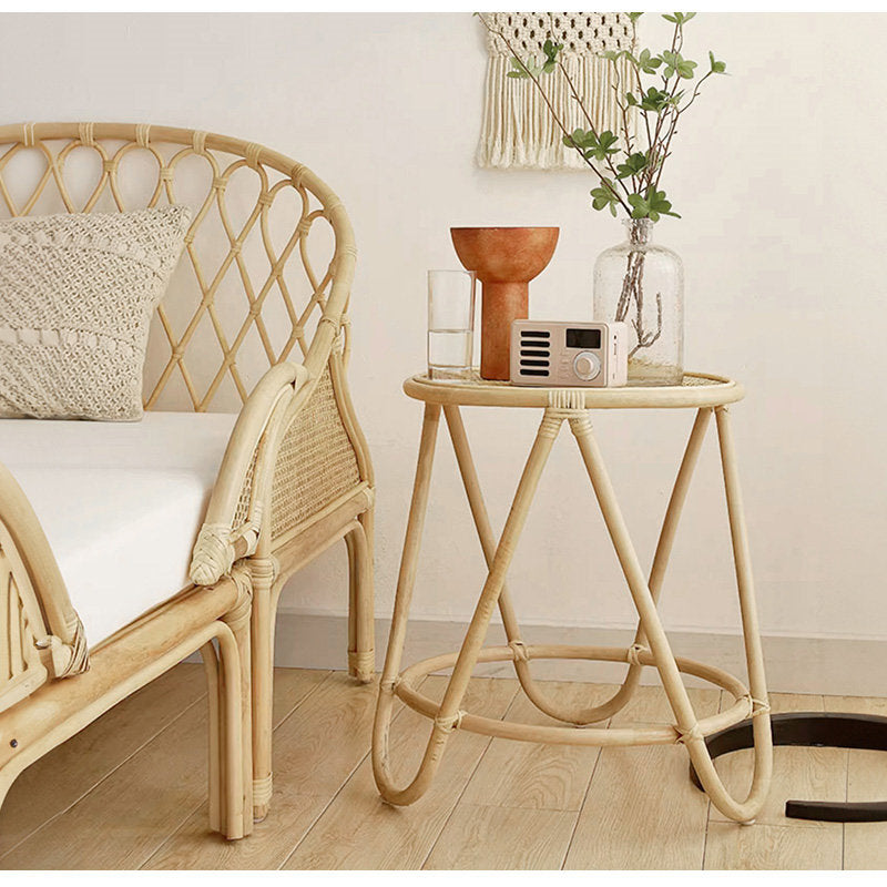 Casaconer | センターテーブル・ラタン・ナチュラル・北欧・シンプル・リビングテーブル・リビング