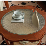 Casaconer | センターテーブル・ガラス・ラタン調・おしゃれ・北欧・モダン・ナチュラル・収納・リビングテーブル・リビング・幅40