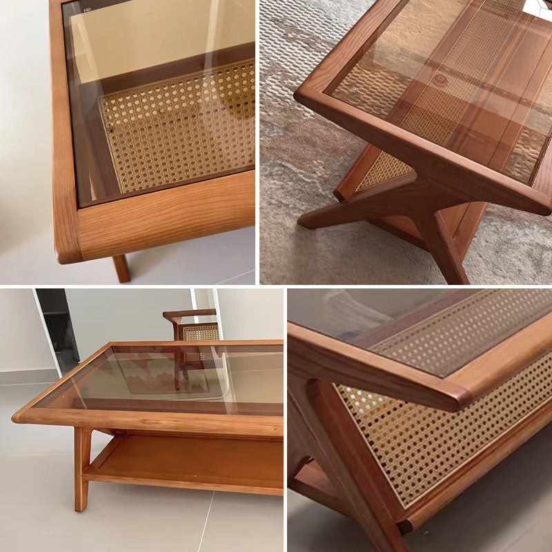 Casaconer | センターテーブル・ラタン・ナチュラル・北欧・シンプル・リビングテーブル・リビング