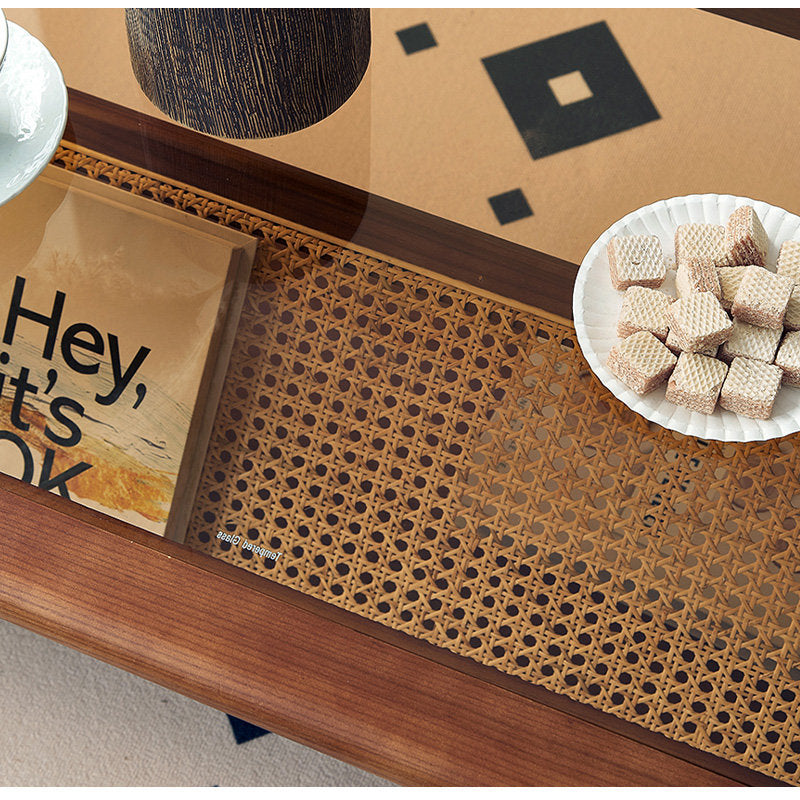 Casaconer | センターテーブル・ラタン・ナチュラル・北欧・シンプル・リビングテーブル・リビング