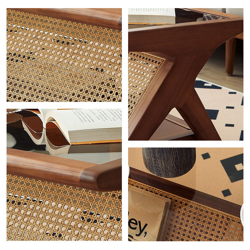 Casaconer | センターテーブル・ラタン・ナチュラル・北欧・シンプル・リビングテーブル・リビング