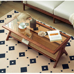 Casaconer | センターテーブル・ラタン・ナチュラル・北欧・シンプル・リビングテーブル・リビング