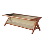 Casaconer | センターテーブル・ラタン・ナチュラル・北欧・シンプル・リビングテーブル・リビング