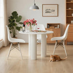 Casaconer | ダイニングチェア・2脚セット/4脚セット・リビング・椅子・おしゃれ・食卓用・コンパクト・シンプル・白・7日内出荷