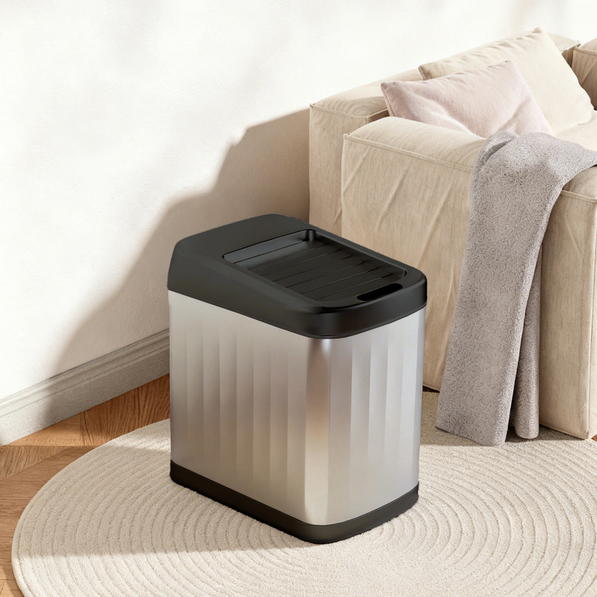 SMARTOWNER | 自動開閉センサー式ゴミ箱 15L スライドシャッター付き 7日内出荷