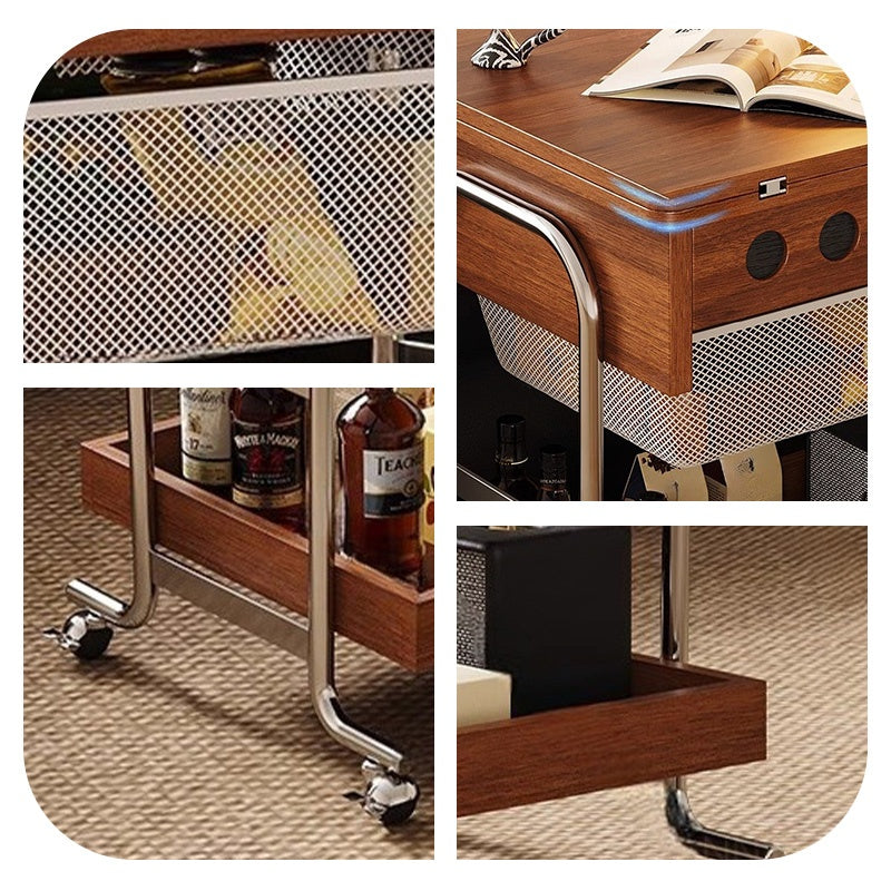 Casaconer | ダイニングテーブル・折りたたみ・収納付き・キャスター付き・作業台・バタフライテーブル・折り畳みテーブル・多機能テーブル・ワークデスク