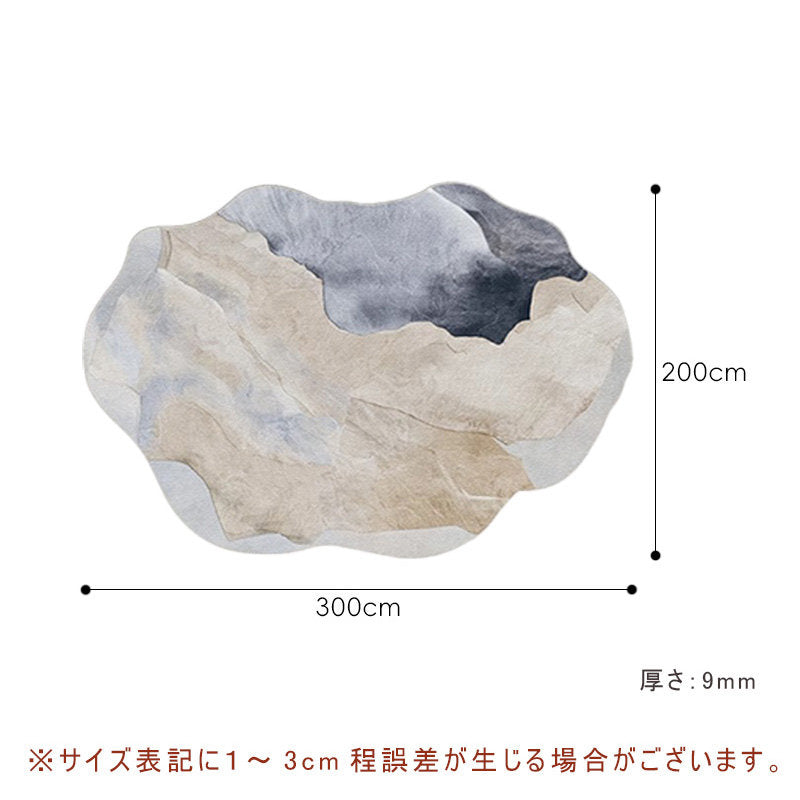 Casaconer | カーペット・厚手・洗えるラグ・滑り止め付・床暖房・北欧・シンプル・120×160・160×230・200×300