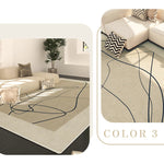 Casaconer | カーペット・厚手・洗えるラグ・滑り止め付・床暖房・北欧・シンプル・160×230・200×300