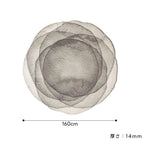 Casaconer | カーペット・2畳・オールシーズン・洋室・洋風・厚手・ラグ・ラグマット・オールシーズン・洗えるラグ・滑り止め付・絨毯・高級・洗濯・ウォッシャブル・床暖房・北欧・西海岸・シンプル・厚み・直径100・160・200