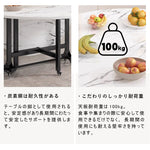 Casaconer | ダイニングテーブル・折りたたみ・丸テーブル・2人・4人・6人・折り畳み・テーブルのみ・ダイニング・幅120/140/160/180・丸・円型・シンプル・4人掛け用・6人掛け用・木製・おしゃれ・ナチュラル・食卓・北欧・大理石柄・カフェ風・丸型・テーブル単品・ホワイト・グレー