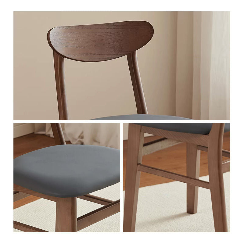 Casaconer | ダイニングチェア・天然木・レザー・木製・北欧・おしゃれ・ナチュラル・韓国風・ダイニング・ダイニングチェアー・4脚セット・2脚セット