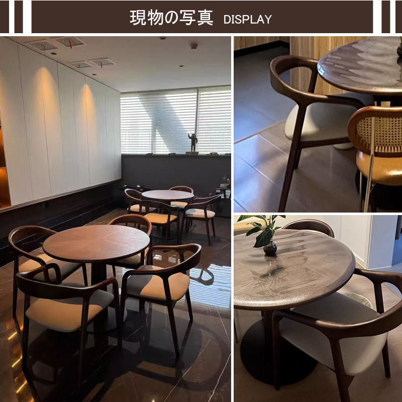 Casaconer | ダイニングチェア・天然木・レザー・木製・北欧・おしゃれ・ナチュラル・韓国風・ダイニング・ダイニングチェアー・4脚セット・2脚セット