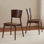 Casaconer | ダイニングチェア・天然木・レザー・木製・北欧・おしゃれ・ナチュラル・韓国風・ダイニング・ダイニングチェアー・4脚セット・2脚セット
