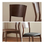 Casaconer | ダイニングチェア・天然木・レザー・木製・北欧・おしゃれ・ナチュラル・韓国風・ダイニング・ダイニングチェアー・4脚セット・2脚セット