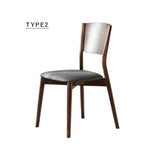 Casaconer | ダイニングチェア・天然木・レザー・木製・北欧・おしゃれ・ナチュラル・韓国風・ダイニング・ダイニングチェアー・4脚セット・2脚セット