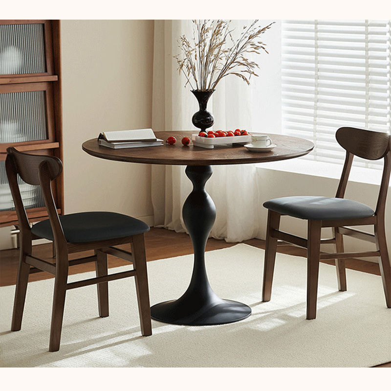 Casaconer | テーブル・丸・カフェテーブル・80cm・100cm・ダイニングテーブル・丸テーブル・2人・4人掛け用・木製・無垢