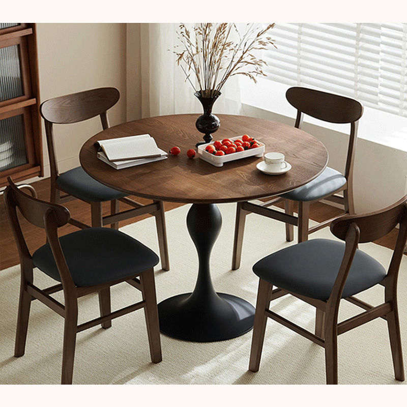 Casaconer | テーブル・丸・カフェテーブル・80cm・100cm・ダイニングテーブル・丸テーブル・2人・4人掛け用・木製・無垢