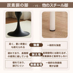 テーブル・丸・カフェテーブル・80cm・100cm・ダイニングテーブル・丸テーブル・2人・4人掛け用・木製・無垢