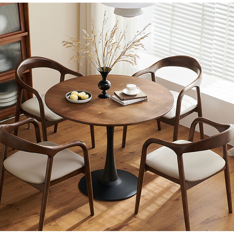 Casaconer | テーブル・丸・カフェテーブル・80cm・100cm・ダイニングテーブル・丸テーブル・2人・4人掛け用・木製・無垢