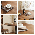 Casaconer | テーブル・丸・カフェテーブル・80cm・100cm・ダイニングテーブル・丸テーブル・2人・4人掛け用・木製・無垢