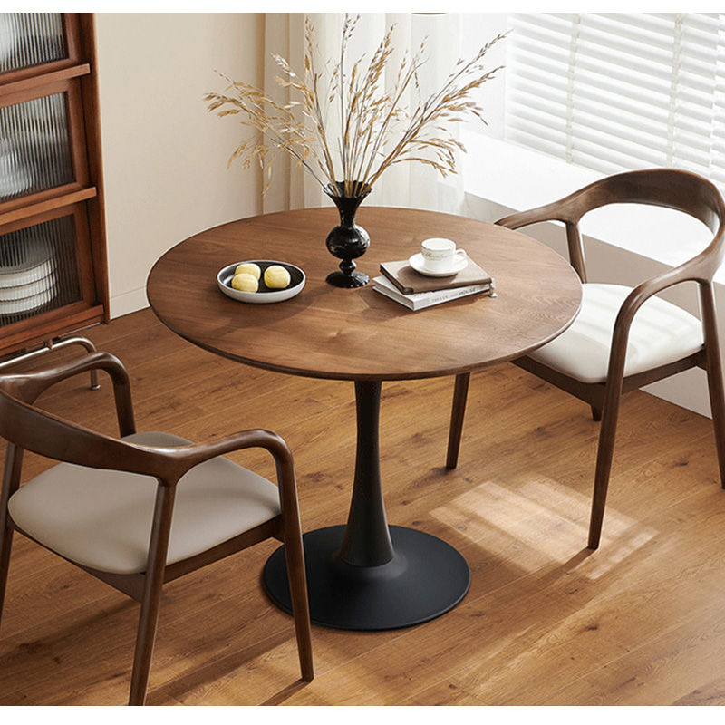 Casaconer | テーブル・丸・カフェテーブル・80cm・100cm・ダイニングテーブル・丸テーブル・2人・4人掛け用・木製・無垢