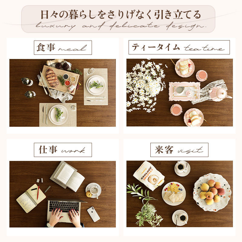 Casaconer | ダイニングテーブル・丸テーブル・円形・丸・カフェテーブル・円型・80cm・100cm・120cm・2人・3人・4人掛け・北欧・木製・天然木・無垢