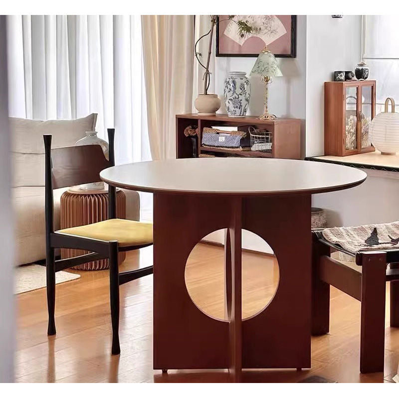 Casaconer | ダイニングテーブル・丸・白・円形・円卓・直径80・100・120・丸テーブル・2人・3人掛け・セラミック