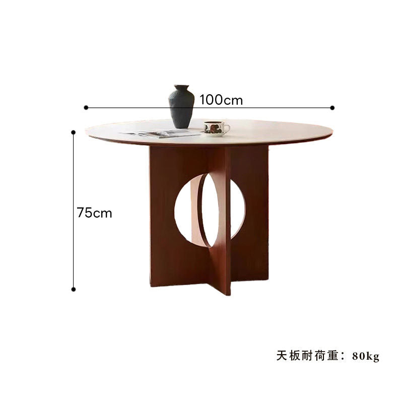 Casaconer | ダイニングテーブル・丸・白・円形・円卓・直径80・100・120・丸テーブル・2人・3人掛け・セラミック