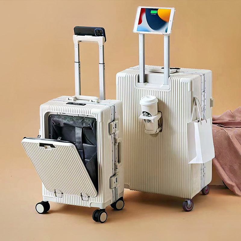 Casaconer | スーツケース・キャリーケース・軽量・静音キャスター・ダブルファスナー・大容量・旅行・出張