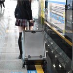 Casaconer | スーツケース・キャリーケース・軽量・静音キャスター・ダブルファスナー・大容量・旅行・出張