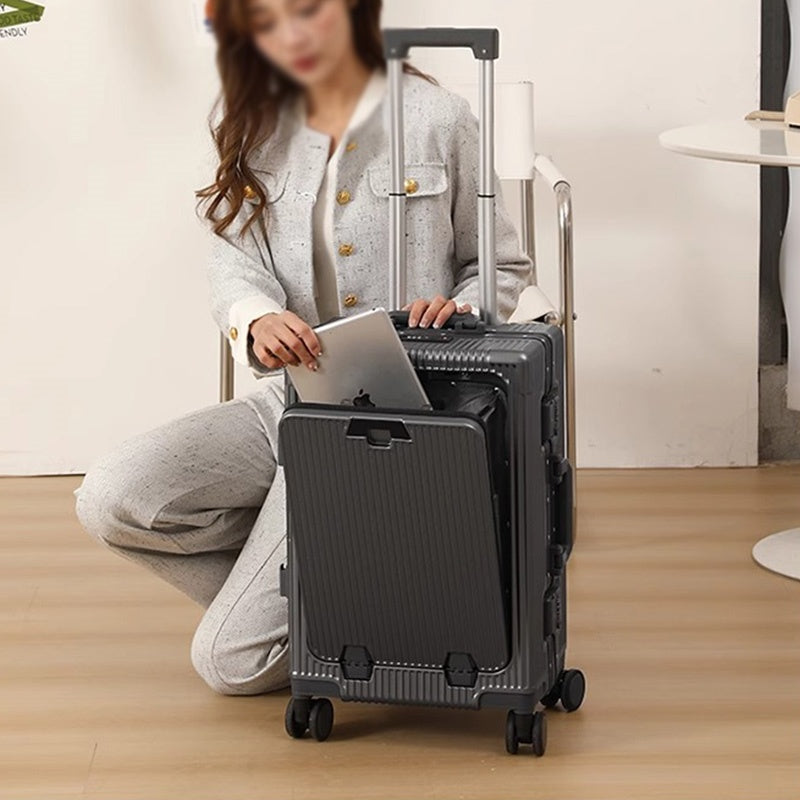 Casaconer | スーツケース・キャリーケース・軽量・静音キャスター・ダブルファスナー・大容量・旅行・出張