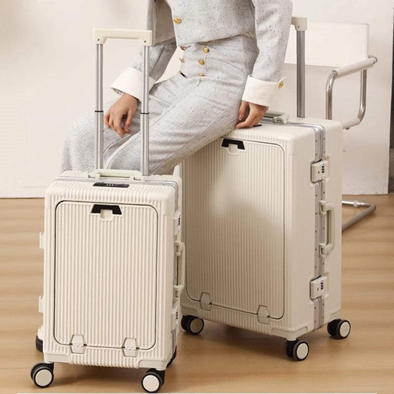 Casaconer | スーツケース・キャリーケース・軽量・静音キャスター・ダブルファスナー・大容量・旅行・出張