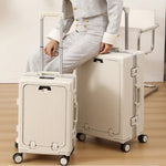 Casaconer | スーツケース・キャリーケース・軽量・静音キャスター・ダブルファスナー・大容量・旅行・出張