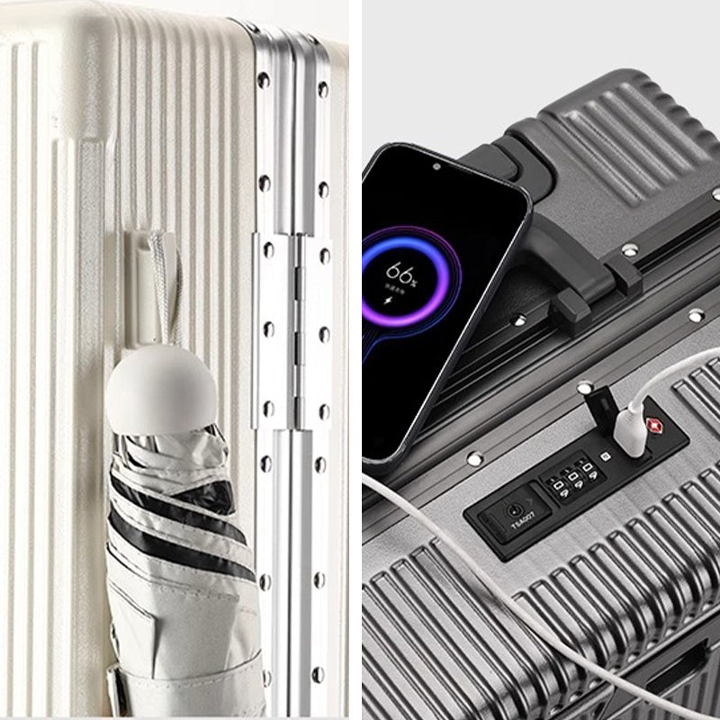 Casaconer | スーツケース・キャリーケース・軽量・静音キャスター・ダブルファスナー・大容量・旅行・出張