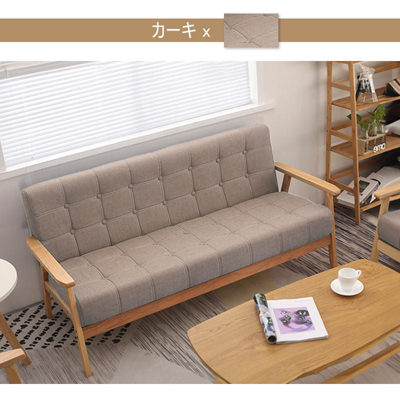 ソファ,2人掛け,3人掛け,ファブリック,ソファー ,シンプル,北欧風,1人暮らし,おしゃれ,カラー,カーキ