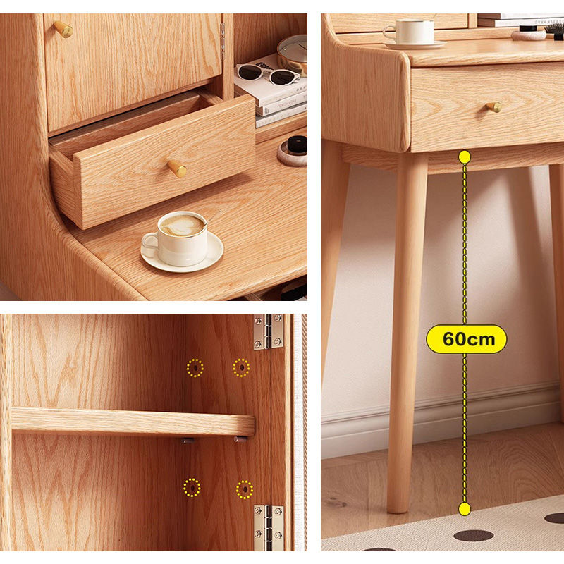 Casaconer | ドレッサー・木製・おしゃれ・北欧・ナチュラル・収納・一人暮らし・幅100