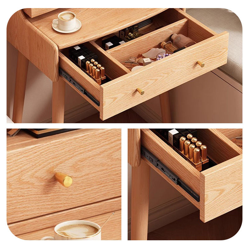 Casaconer | ドレッサー・木製・おしゃれ・北欧・ナチュラル・収納・一人暮らし・幅100