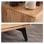 Casaconer | サイドボード・木製・ラタン・ラタン調・おしゃれ・北欧・ナチュラル・リビングボード・収納棚・収納・幅85・奥行35