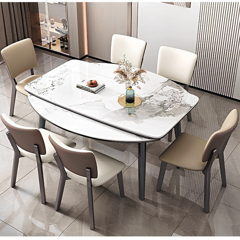 Casaconer | 伸縮ダイニングテーブル・セラミックテーブル・セラミック天板・幅140・6人掛け