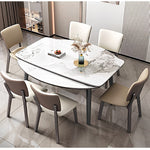 Casaconer | 伸縮ダイニングテーブル・セラミックテーブル・セラミック天板・幅140・6人掛け