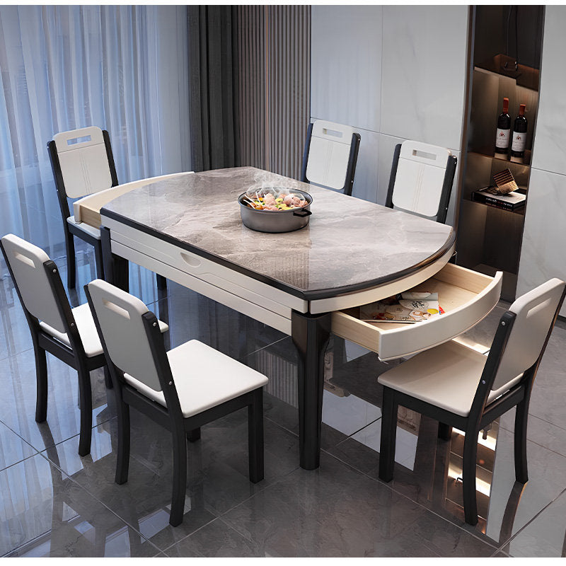 Casaconer | 伸縮ダイニングテーブル・セラミック天板・長方形