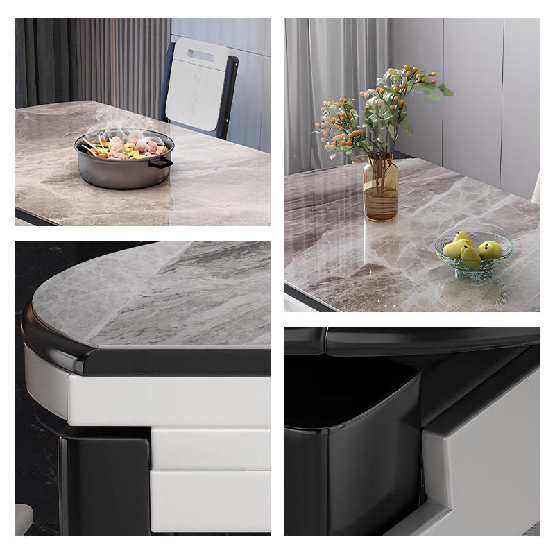 Casaconer | 伸縮ダイニングテーブル・セラミック天板・長方形