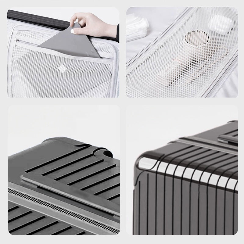 Casaconer | スーツケース・キャリーケース・軽量・静音キャスター・ダブルファスナー・大容量・旅行・出張