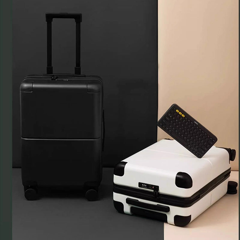 Casaconer | スーツケース・キャリーケース・軽量・静音キャスター・ダブルファスナー・大容量・旅行・出張