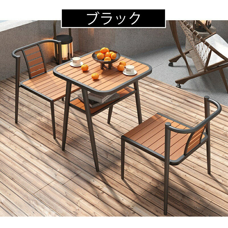 アウトドアテーブル チェア 2脚 セット 3点セット 2人用 幅 60cm 軽量 レジャーテーブル アウトドア テーブル セット イス チェア ローテーブル ロータイプ キャンプ アウトドア 運動会 持ち運び バーベキュー レジャー ベランダ 庭 木目柄
