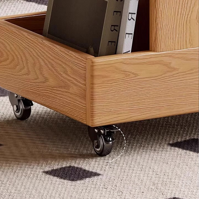 Casaconer | テーブル・ローテーブル・サイドテーブル・センターテーブル・昇降テーブル・多機能テーブル・ナチュラル/黒・高さ55~70cm・多機能デザイン・無垢材・収納ワゴン・キャスター付き・在宅ワーク・コンパクト家具