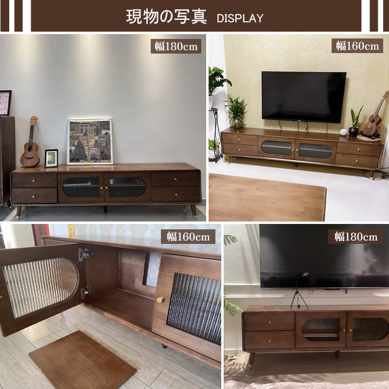 Casaconer | テレビ台・木製・天然木・おしゃれ・モダン・北欧・韓国・ナチュラル・リビング収納・収納・収納棚・リビング・160/180・奥行き35