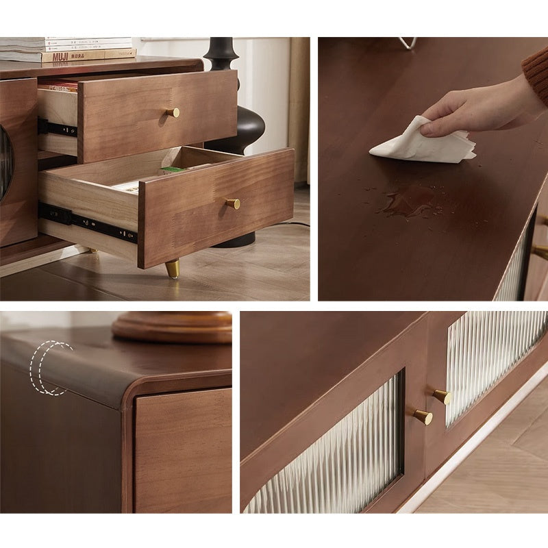 Casaconer | テレビ台・木製・天然木・おしゃれ・モダン・北欧・韓国・ナチュラル・リビング収納・収納・収納棚・リビング・160/180・奥行き35