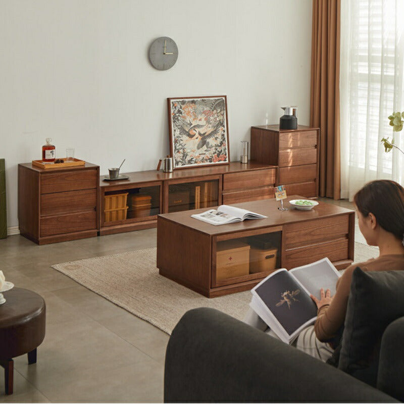 テレビ台 木製 ローボード ほぼ完成品 150cm 木目調 奥行き38cm おしゃれ TVボード モダン リビング収納 大容量 収納 収納棚 リビング パソコン台 引き出し 北欧 オシャレ 韓国 ブラウン 天然木 ナチュラル 脚付き